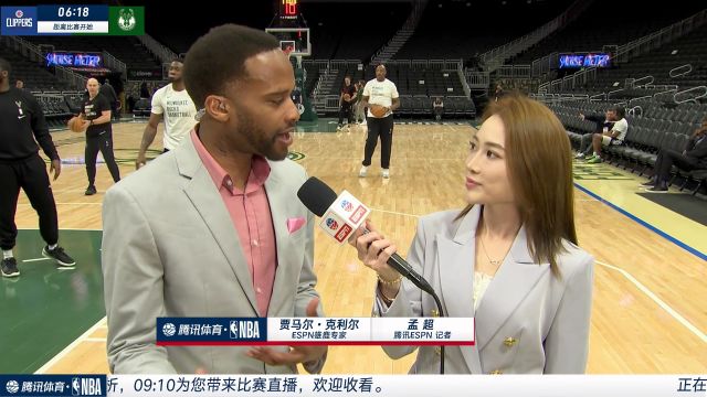 孟超赛前连线ESPN雄鹿专家：里弗斯的到来帮助球队做出了很大的改变 围绕怪物时刻组合设计战术