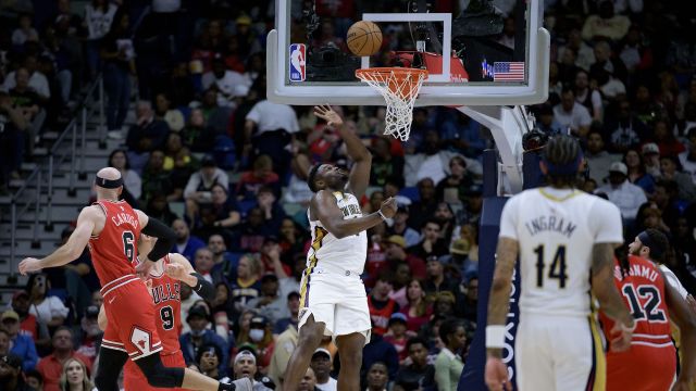 公牛114-106鹈鹕 德罗赞24+7公牛胜鹈鹕结束2连败