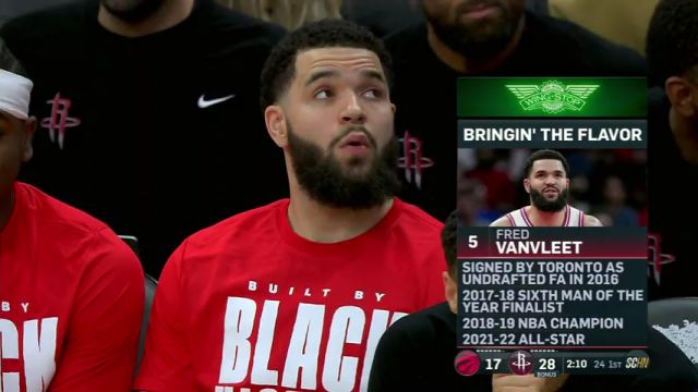NBA常规赛：猛龙vs火箭英文原声全场回放