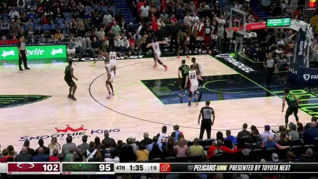 NBA常规赛：热火vs鹈鹕第4节中文解说回放