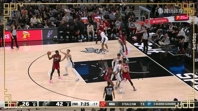 回顾马刺vs热火交手记录 文班再战阿德巴约期待复仇