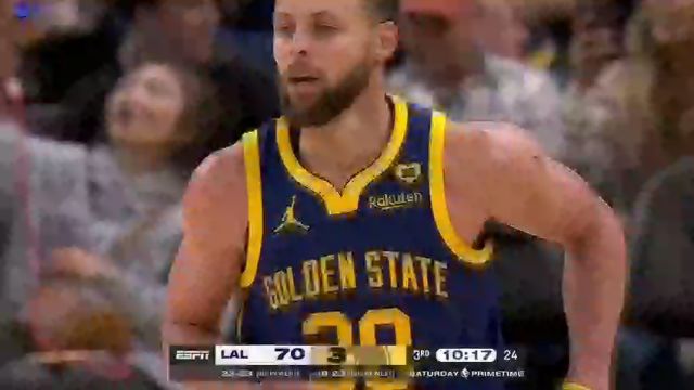 湖人vs勇士第3节中文解说回放