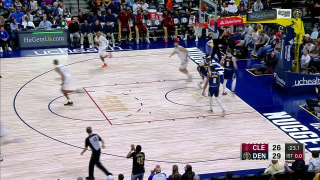 骑士101-130掘金 约基奇轻取26+18+16掘金主场大胜骑士止连败