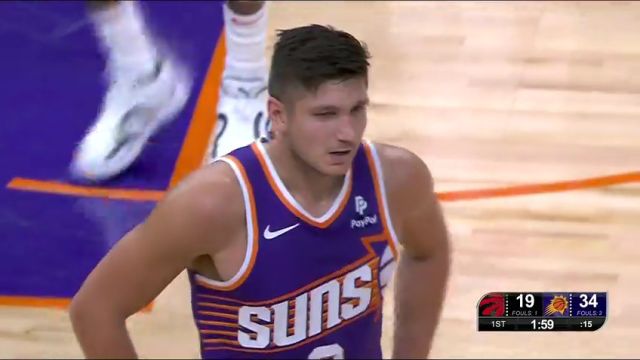 NBA常规赛：猛龙vs太阳第1节中文解说回放