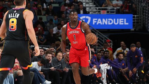 《NBA全场集锦》太阳vs鹈鹕五佳球 锡安各种花样2+1布克关键上篮价值连城
