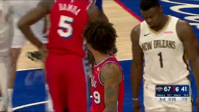 鹈鹕vs76人第3节中文解说回放