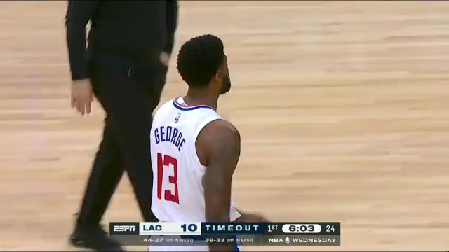 NBA常规赛：快船vs76人英文原声全场回放