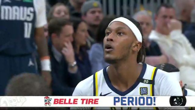 NBA常规赛：独行侠vs步行者英文原声全场回放