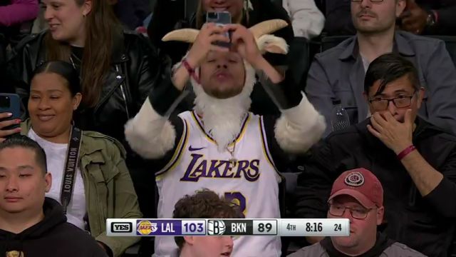 NBA常规赛：湖人vs篮网英文原声全场回放