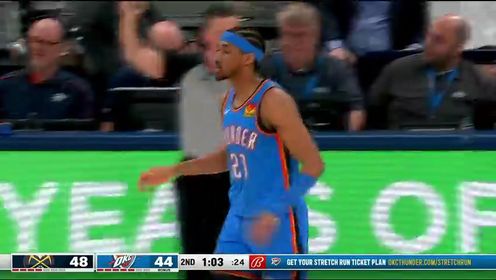 《俄克拉荷马雷霆》【回放】NBA常规赛：掘金vs雷霆英文原声全场回放