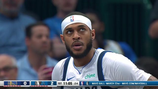 NBA常规赛：勇士vs独行侠第1节用英文原声回放
