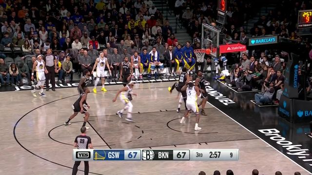 单场第6记盖帽到手 克拉克斯顿单臂擎天大帽桑托斯