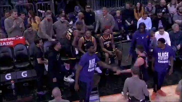 NBA常规赛：爵士vs太阳第1节中文解说回放