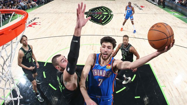 霍姆格伦vs鹈鹕集锦 20+13拿下两双贡献精彩扣篮