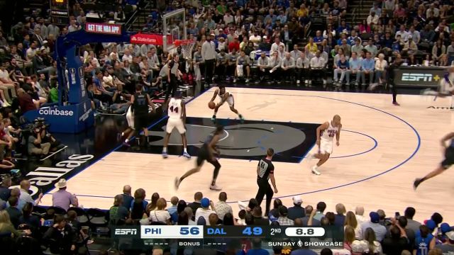 小琼斯vs费城集锦 攻防一体21+7外线三分弹无虚发