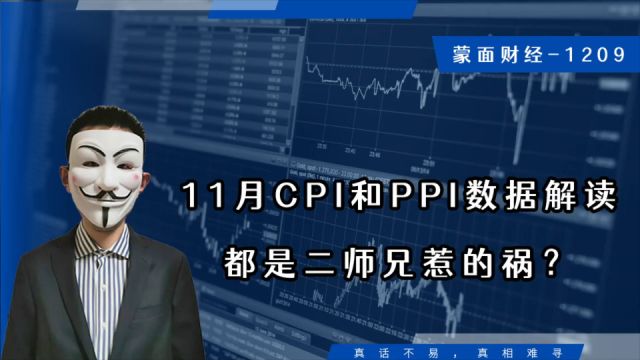 11月CPI和PPI数据解读,都是二师兄惹的祸?