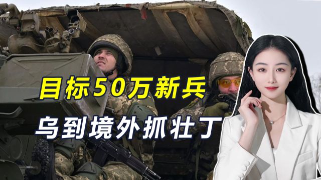 凑不齐50万新兵,乌到境外抓壮丁,爱沙尼亚:可遣返7500名乌男性