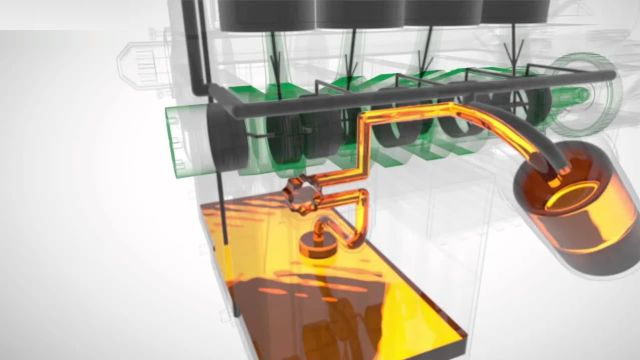 3D动画演示发动机机油润滑系统,它是如何防止发动机机件磨损的?