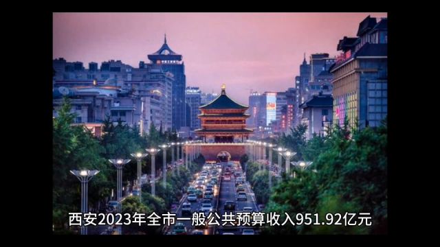 2023年112月西安各地财政收入,雁塔位居第二,新城增速出色