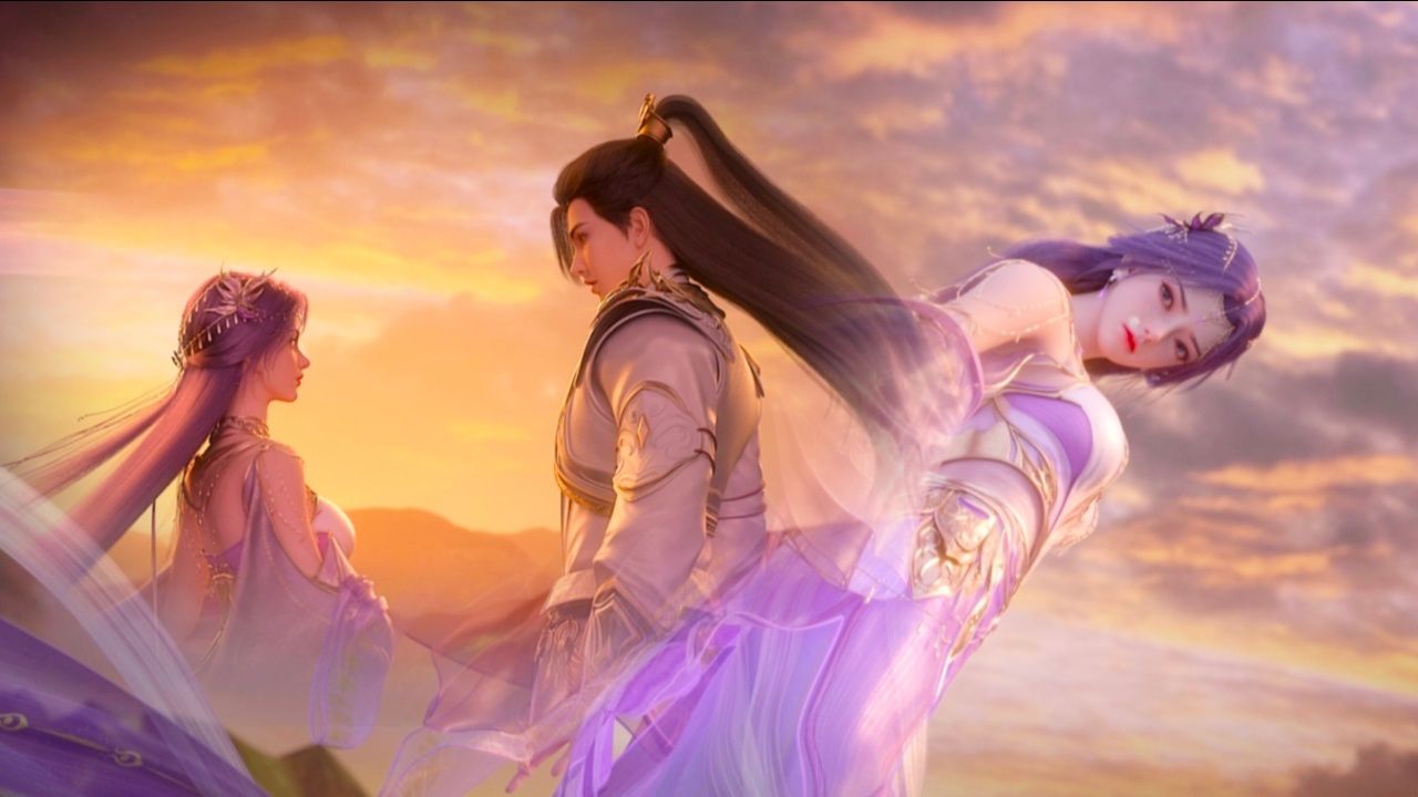 《完美世界》天命永绝特别篇:云曦与石昊再次重逢"惜别"空中恋恋不舍