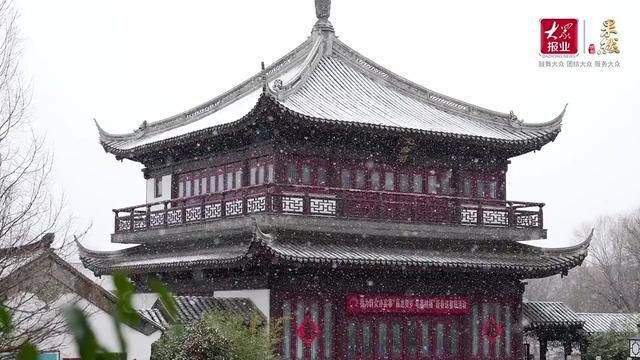 山东省枣庄市,雪一落枣庄就美成了诗