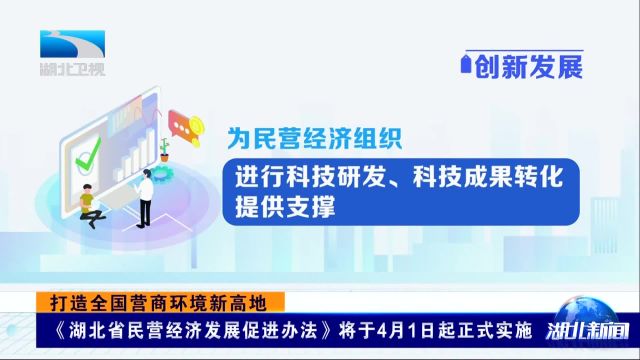 《湖北省民营经济发展促进办法》将于4月1日起正式实施