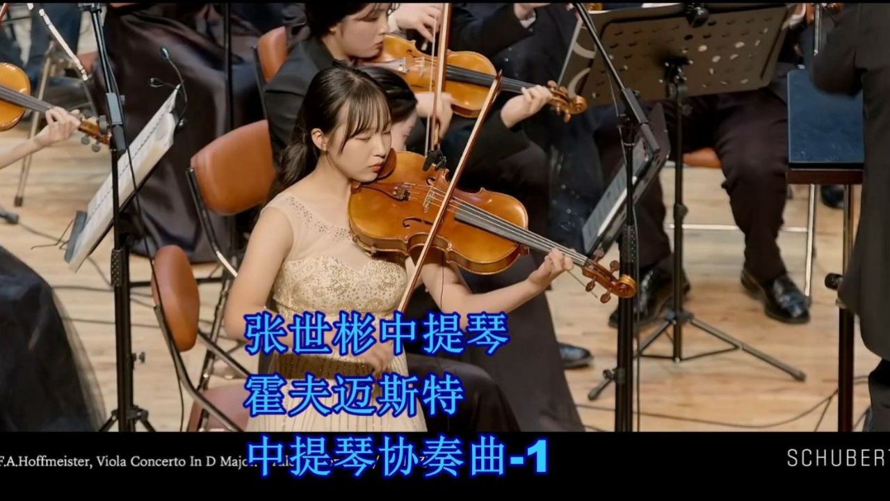 张世彬中提琴 霍夫迈斯特-中提琴协奏曲-1