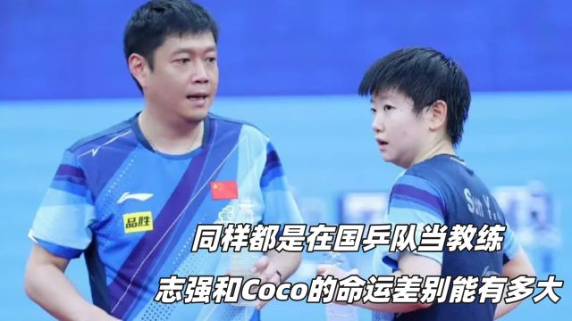 同样都是在国乒当教练,志强和Coco的命运差别能有多大!