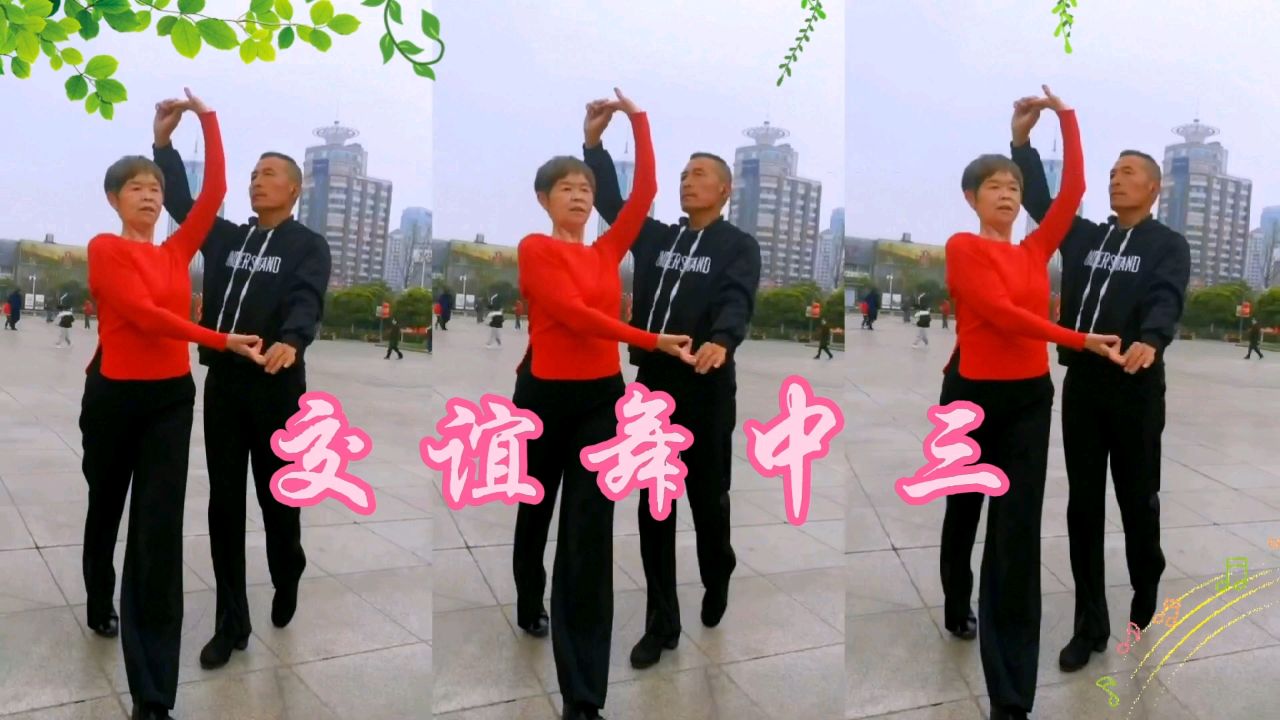 广场交谊舞中三《鸳鸯戏水》