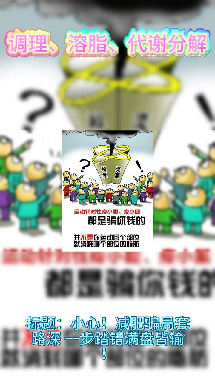 健康体脂管理中心减肥骗局揭秘,买减肥产品被骗怎么办?