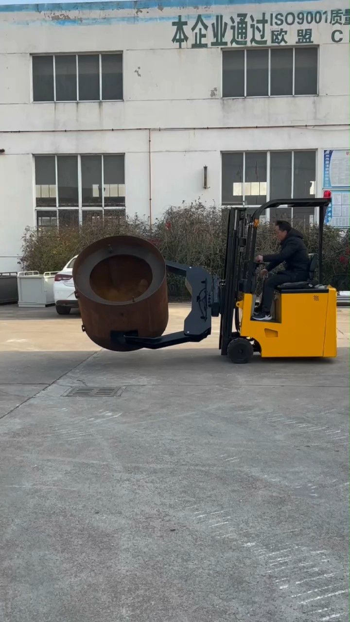 惠泽座驾式电动夹抱车现场测量出方案,发明专利,发货快