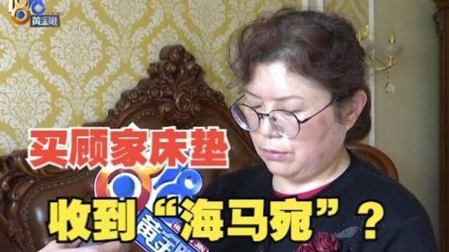 【1818黄金眼】网购下单“顾家” 结果收到“海马宛”?