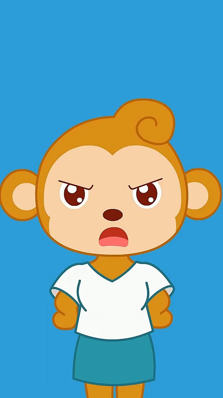 调皮捣蛋的小猴,也有害怕的一天