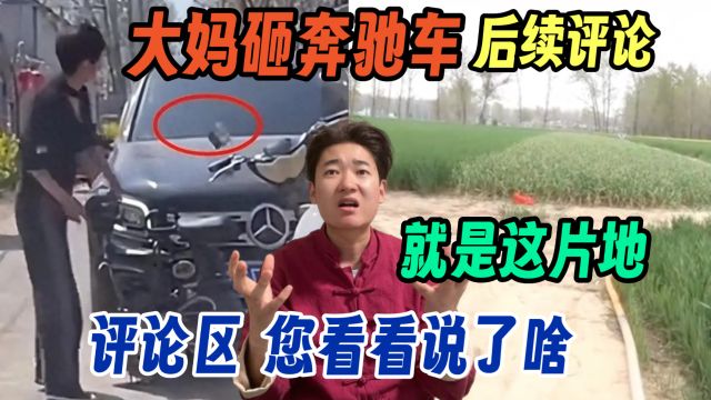 河南大妈砸奔驰车 后续看看评论区 您看看这些评论 您认同吗?