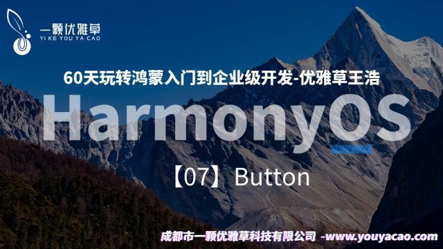 【07】60天玩转鸿蒙入门到企业级开发优雅草王浩 Button