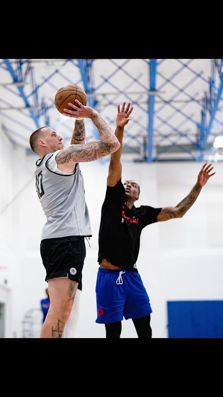 快船今日训练照#快船#nba季后赛#铁铁