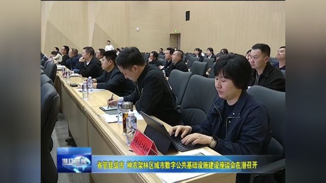 省管县级市 神农架林区城市数字公共基础设施建设座谈会在潜召开