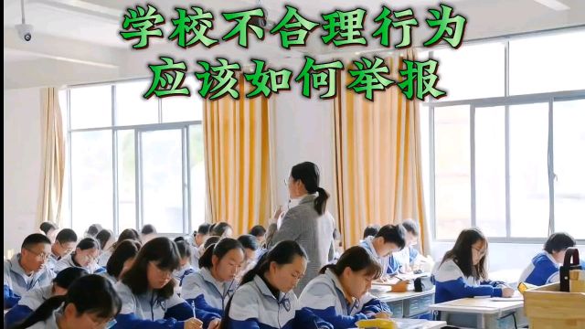 学校不合理行为,应该如何举报