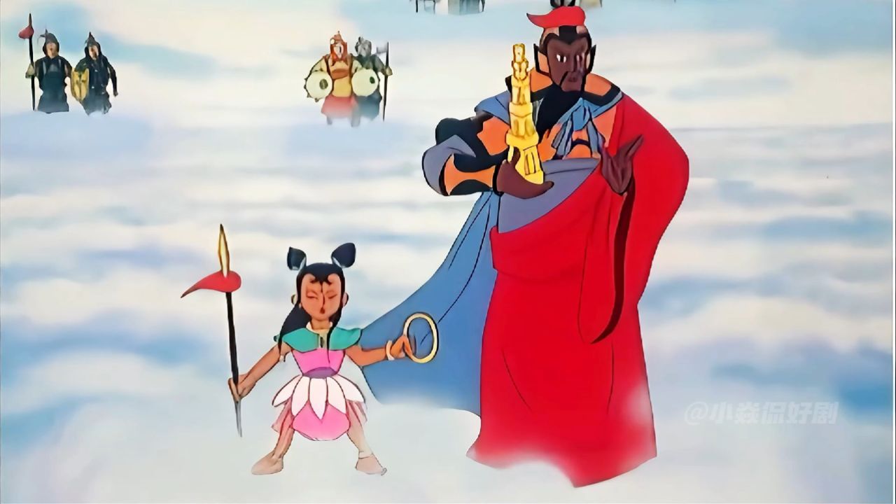 孙悟空将天兵天将打得落花流水