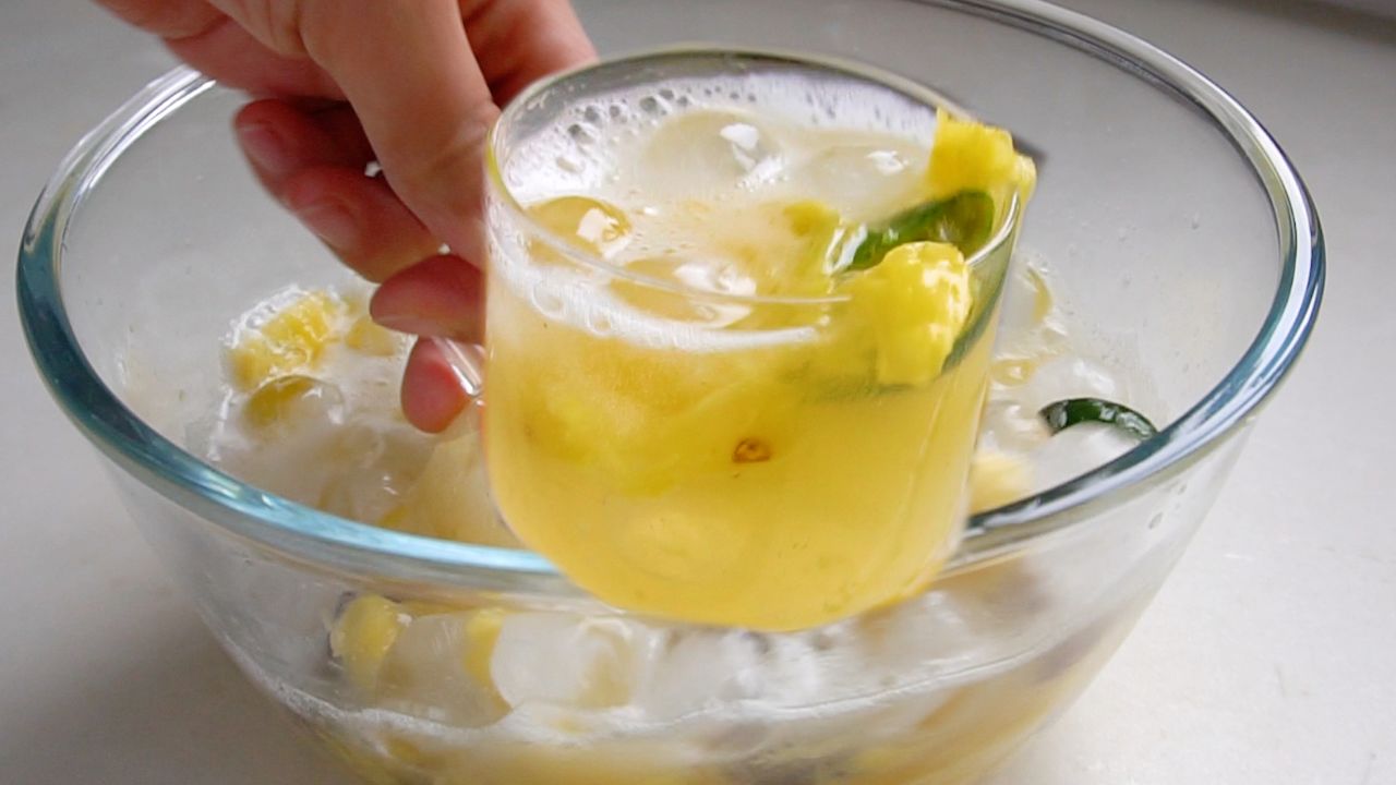 适合懒人户外做的菠萝气泡水,又成露营显眼包了