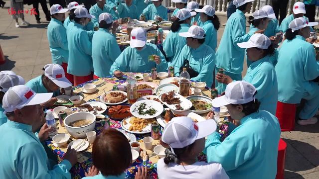 吃起绥化市第二届春服(福)主题活动之88桌流水席