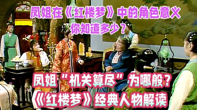 凤姐“机关算尽”为哪般?《红楼梦》经典人物凤姐解读