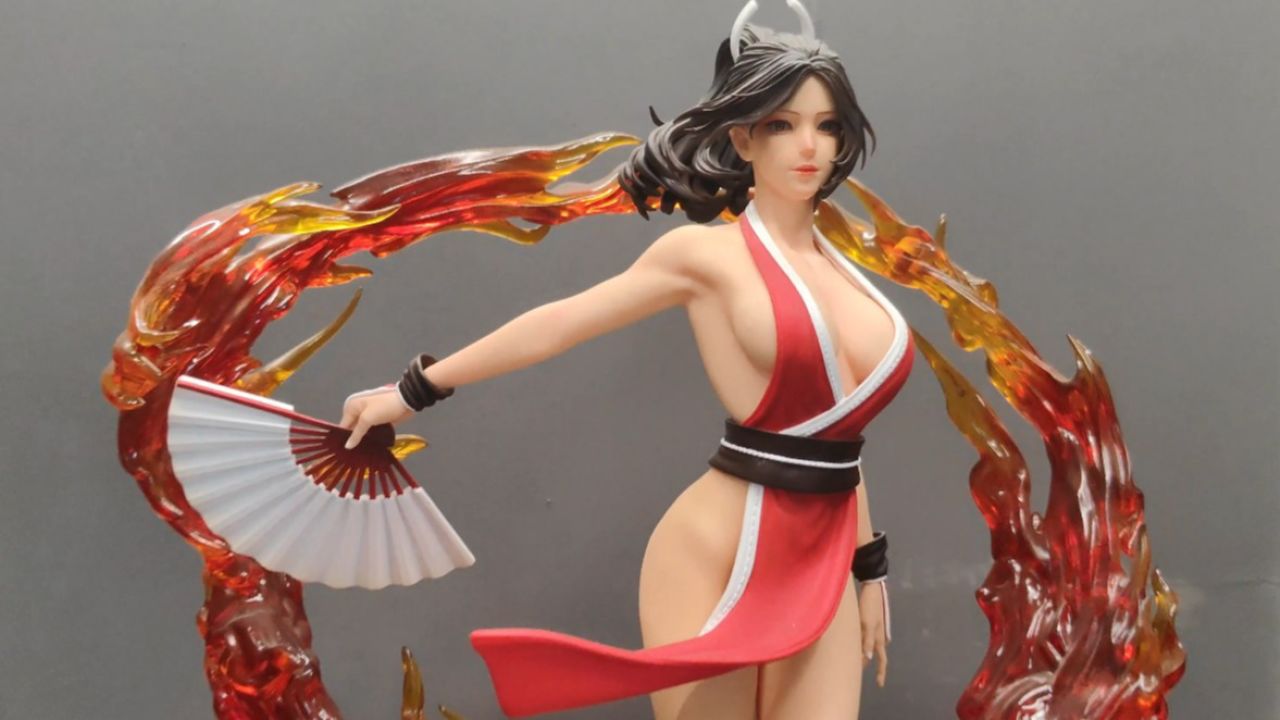 新模坑 否极piji snk授权 拳皇13 1/4 不知火舞 雕像