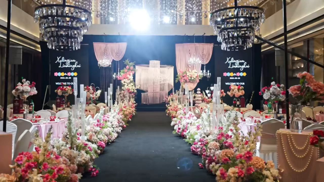 青岛鑫复盛酒店婚宴太美了吧!