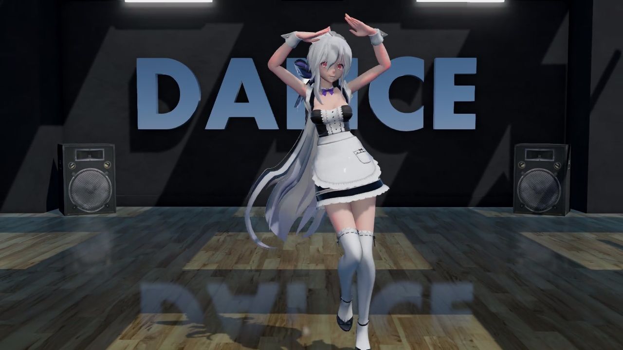 弱音女仆装舞蹈来了