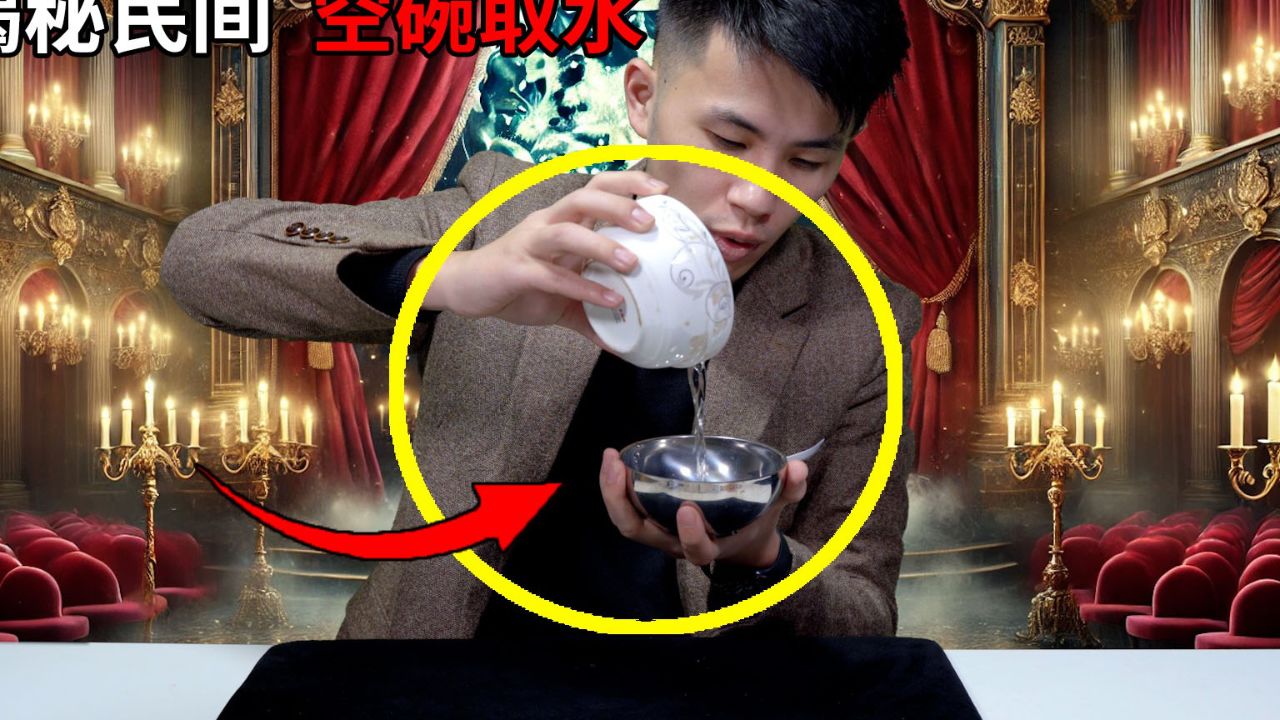 揭秘民间空碗取水魔术,困惑十年终于破解