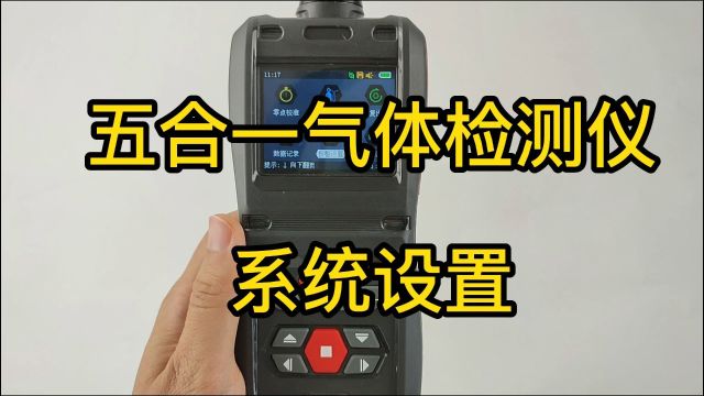 【青岛路博】LBMS5X便捷式气体检测仪 仪器系统设置