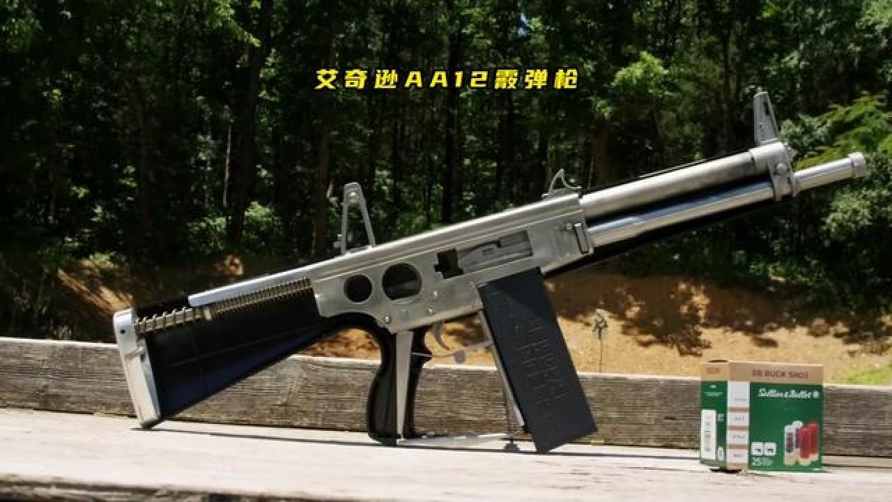 aa12霰弹枪,一秒六连喷 #军事科普 #武器科普