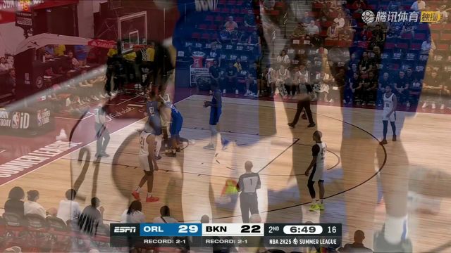 2024/25赛季NBA夏季联赛：魔术 VS 篮网 全场回放