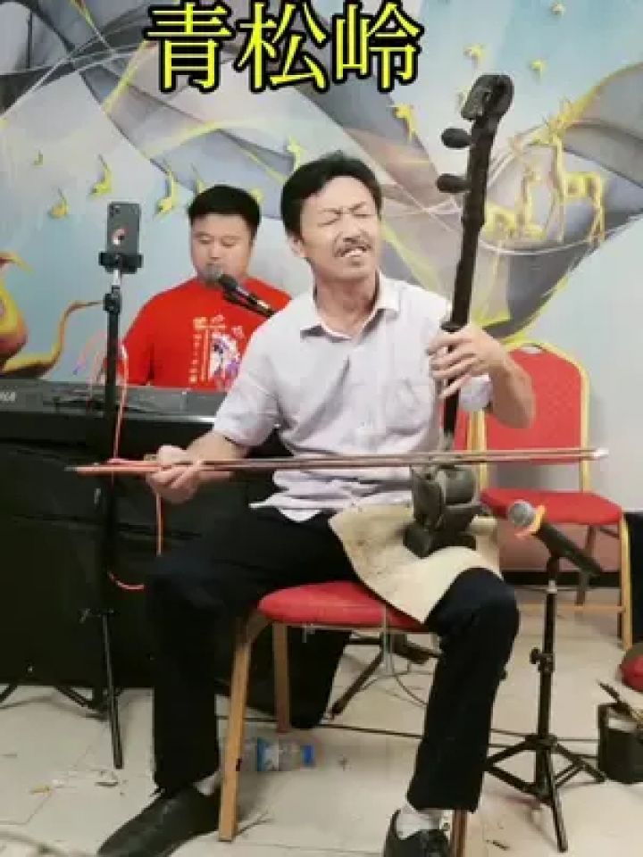 高手在民间 #梨园春 #二胡 #民族乐器 小胖墩小胡子青松岭